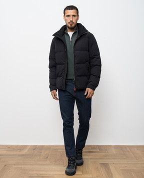 Kiton Blue down jacket UW2224V0440H