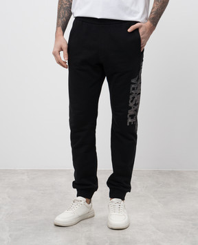 Versace Black Medusa On Chain Joggers 10190361A13526