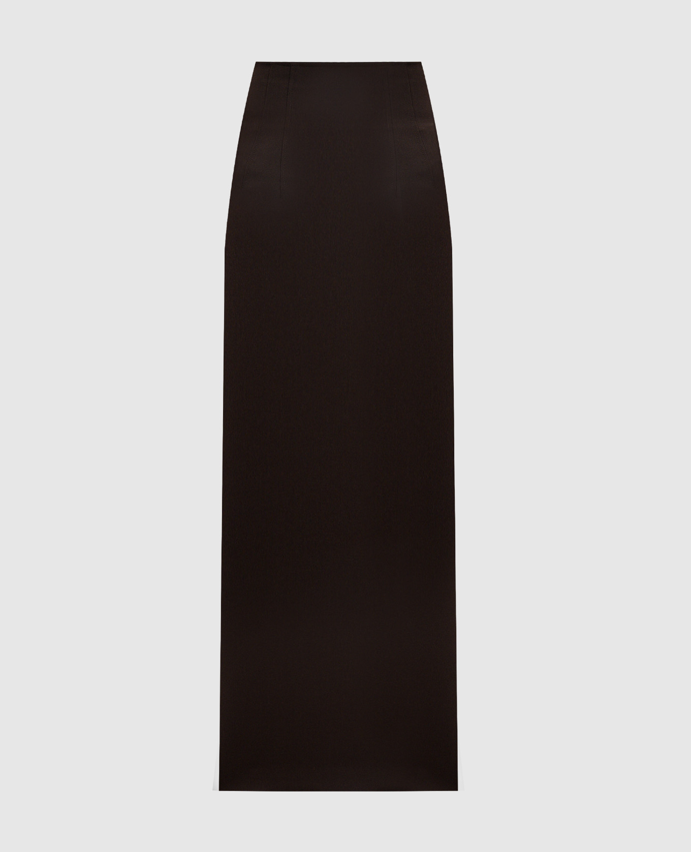 

Brown Shelby Maxi Wool Skirt The Andamane