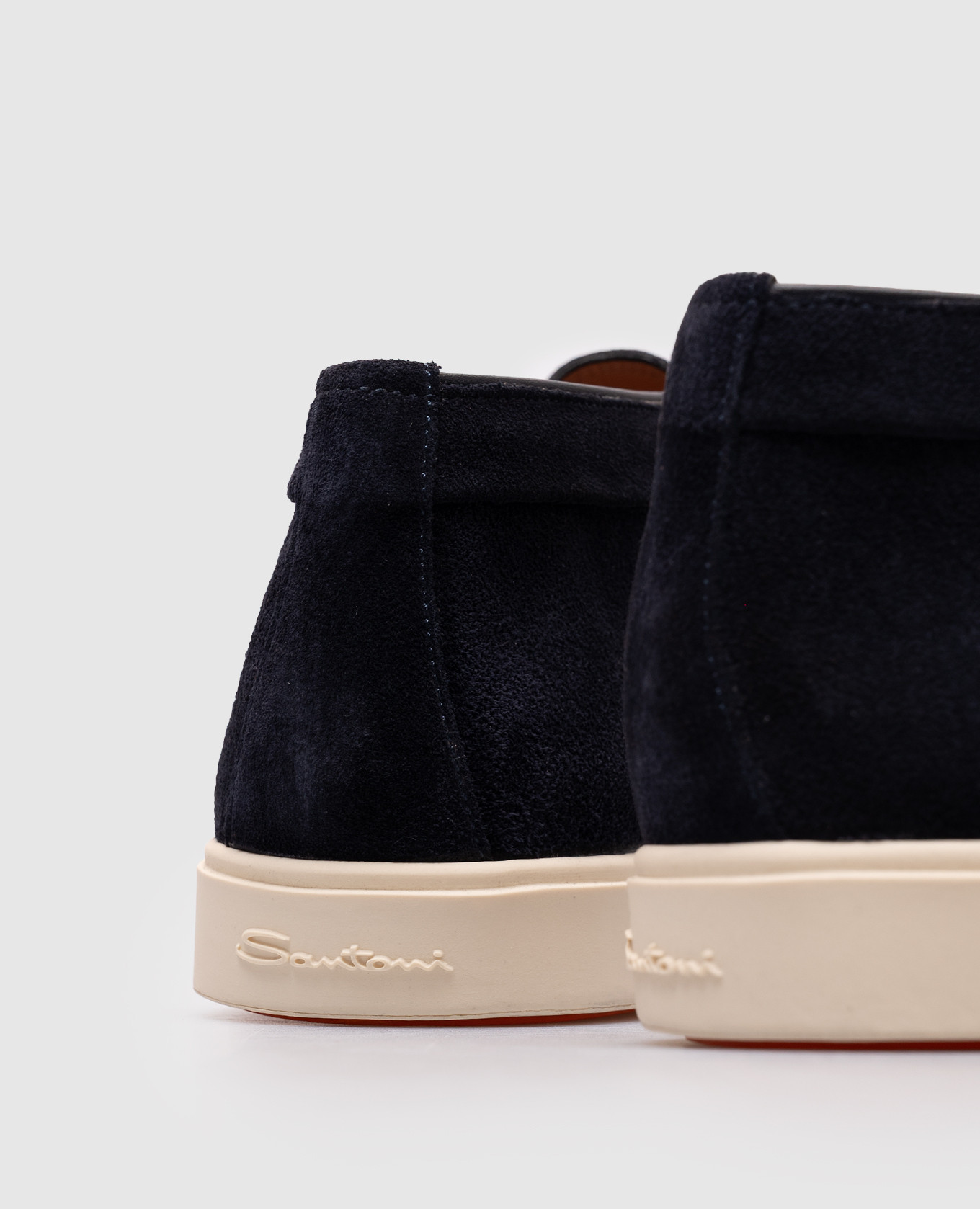 

Blue suede deserts Santoni