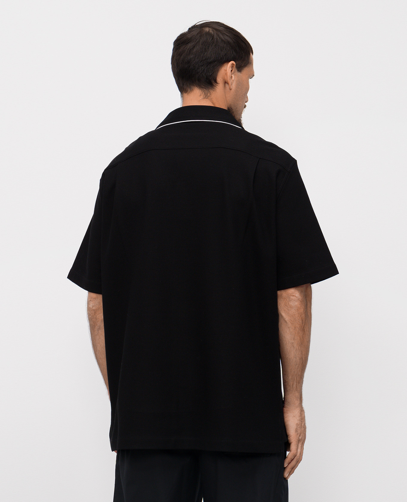 

Black short-sleeved shirt with logo emblem Dolce&Gabbana