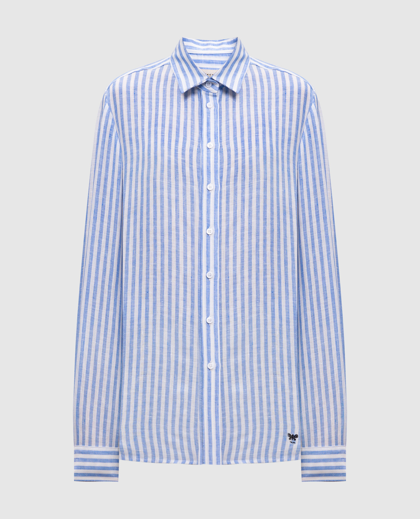 

Blue striped linen shirt JOSEF Max Mara Weekend, Light blue