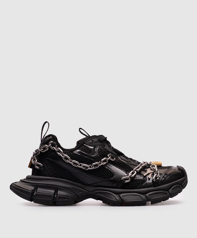 Balenciaga - Black 3Xl Chain Sneakers 825622W3XPL - shop with