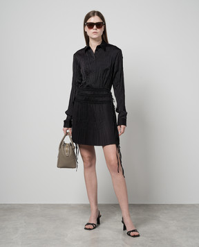 Helmut Lang Black pleated skirt O02HW302