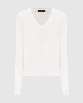 MooRER Beige ADA wool pullover ADAW18