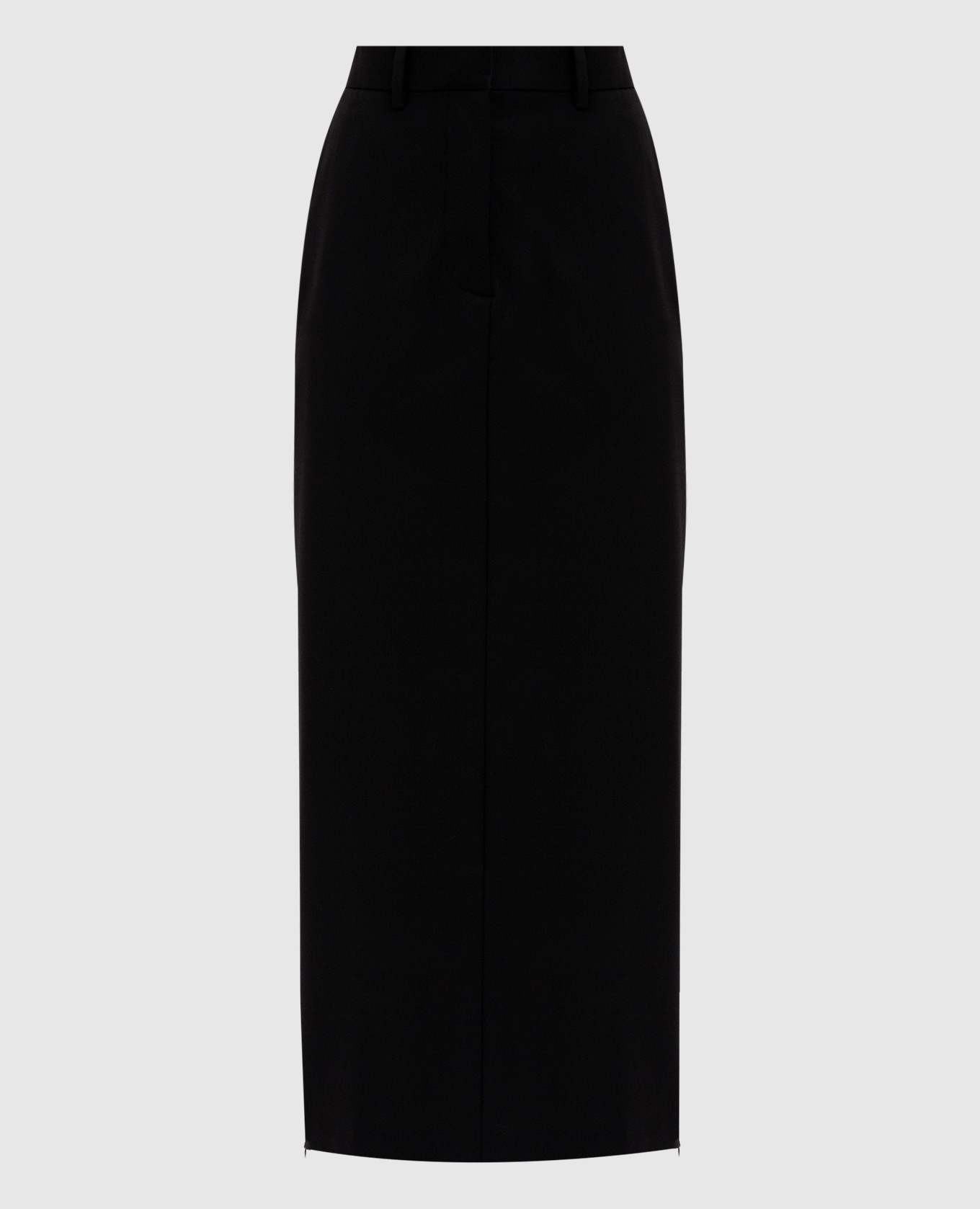 

Black midi skirt made of wool Helmut Lang