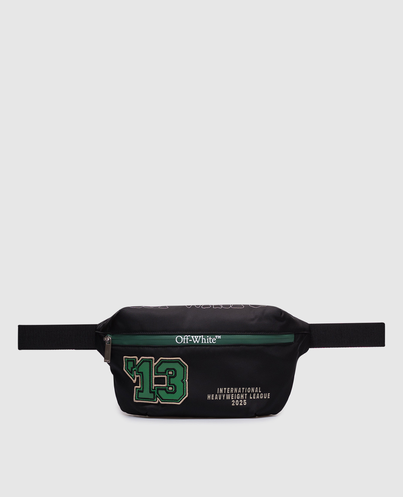 

Black belt bag with logo Off-White