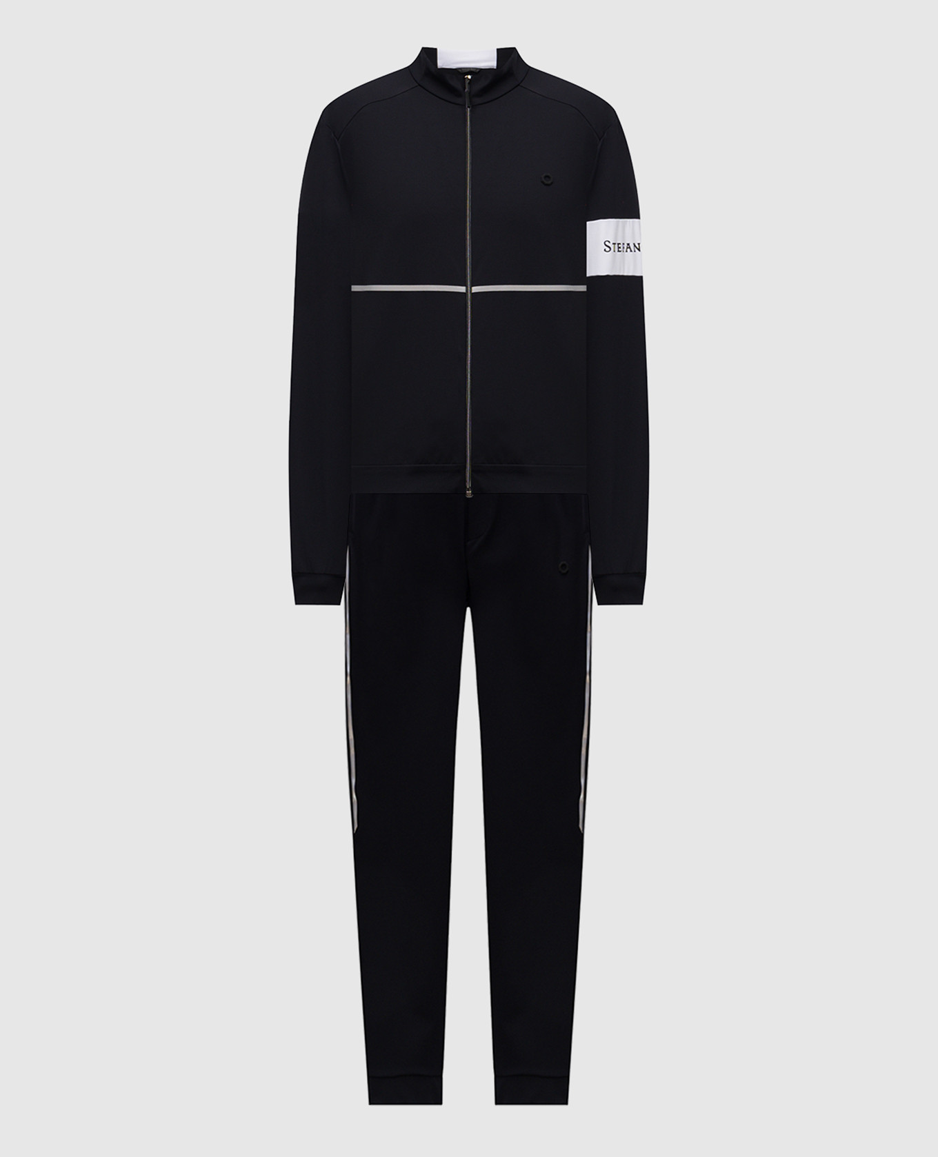 

Black tracksuit with logo Stefano Ricci