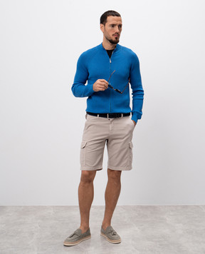 MooRER Blue cardigan DEAN DEANCSP