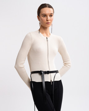 Ann Demeulemeester Black Fina leather belt B0012465LT128