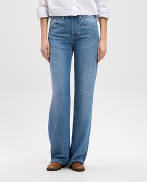 Dondup Jacklyn blue distressed jeans DP427DF0266DIO8