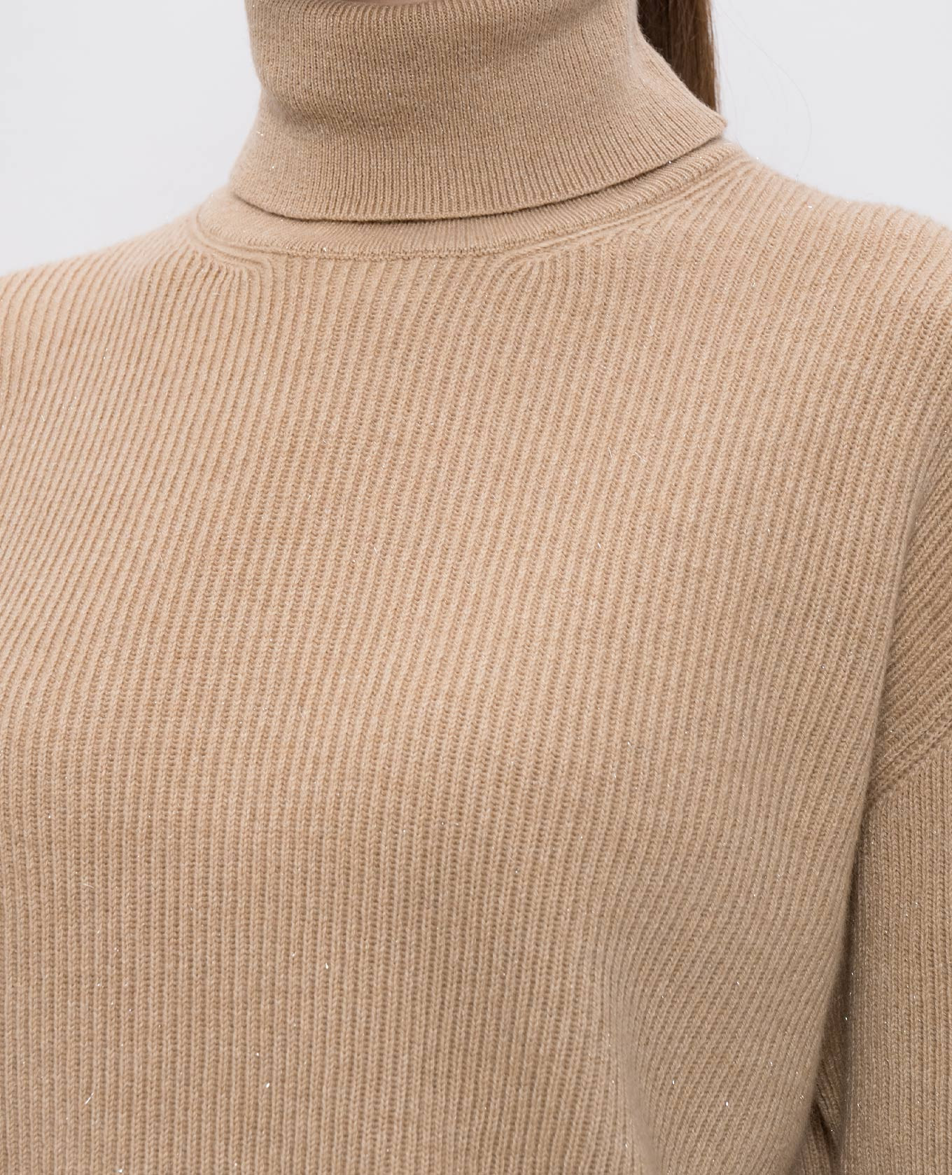 

Beige sweater with wool and silk Peserico