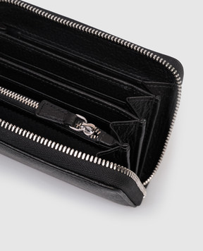 Gianni Chiarini Black leather wallet with logo print PF5043GRNОЗ25