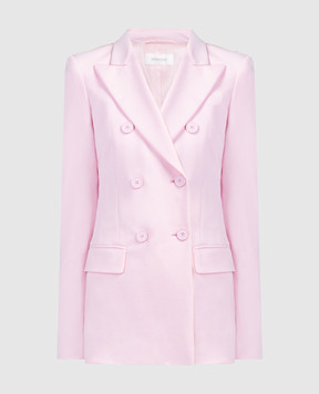 Max Mara Sportmax Frizzo double-breasted pink jacket FRIZZO
