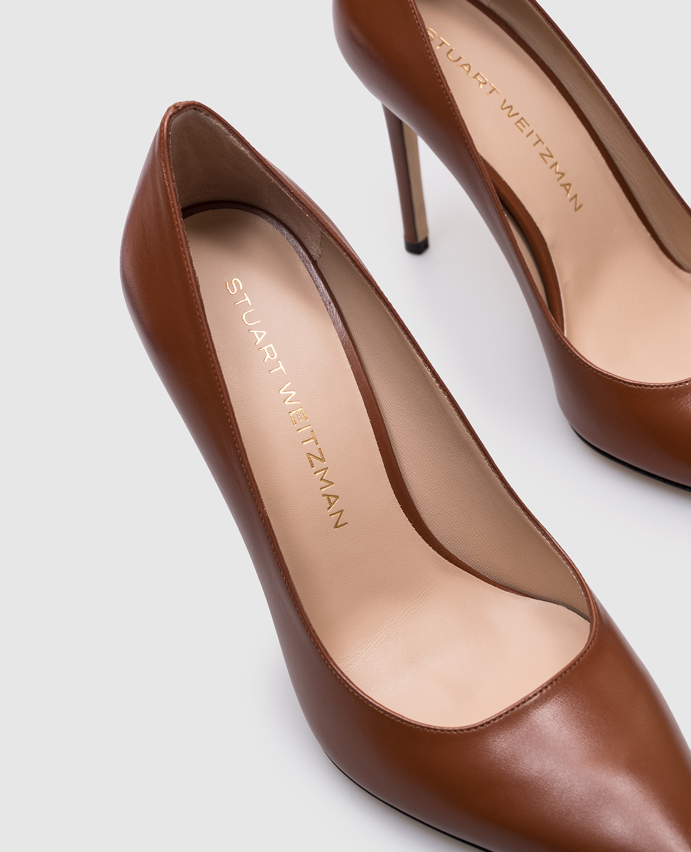 

Brown leather Power shoes Stuart Weitzman