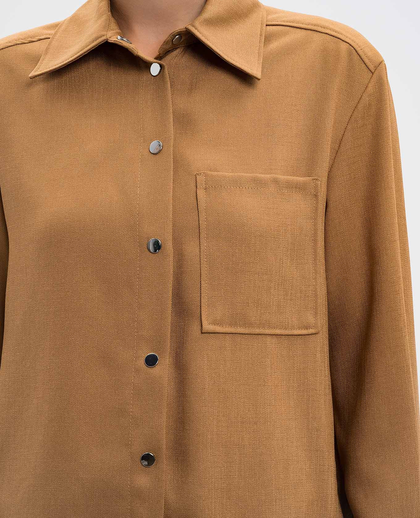 

Brown AMAZING shirt with wool Max & Co