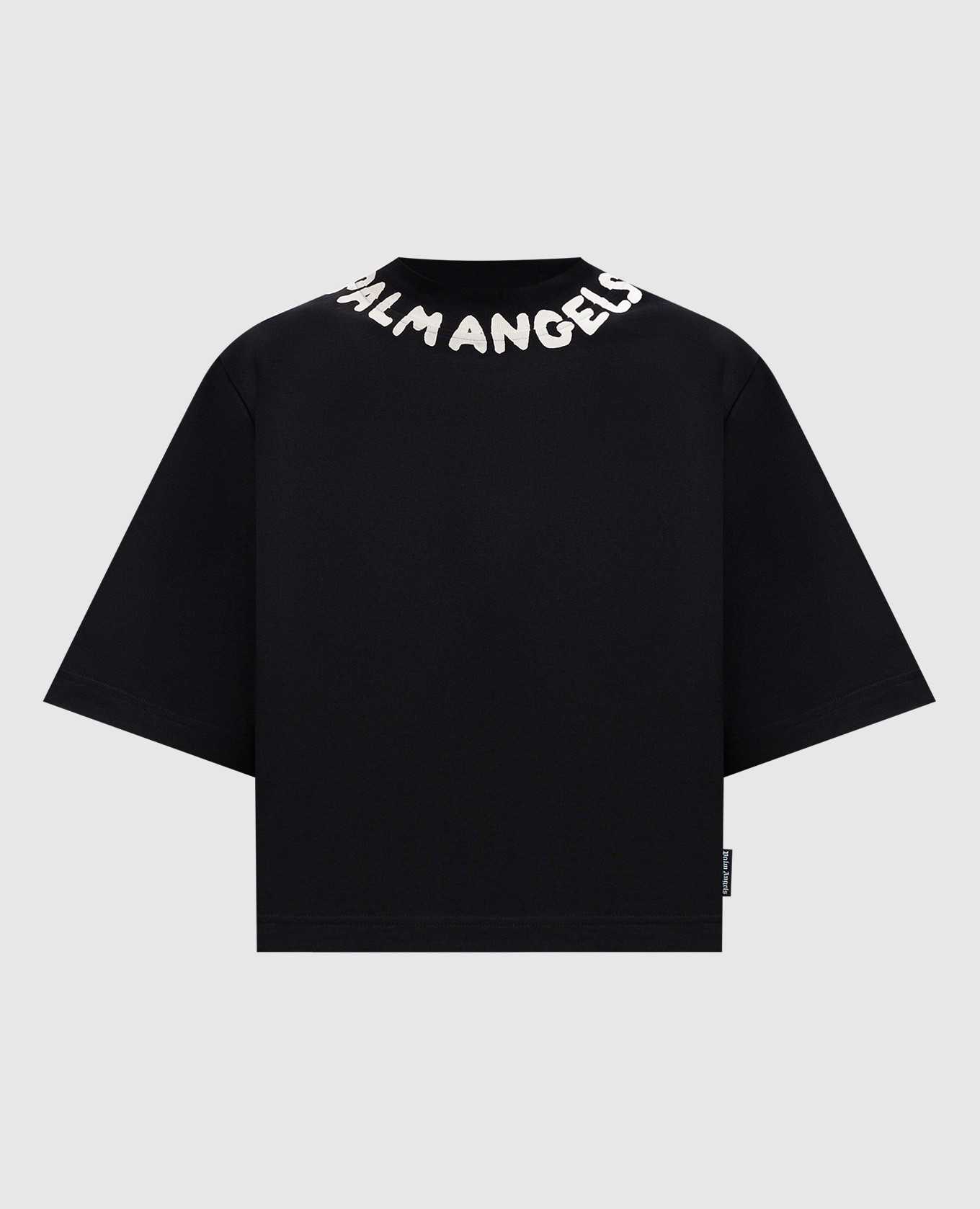 

Black t-shirt with logo print Palm Angels