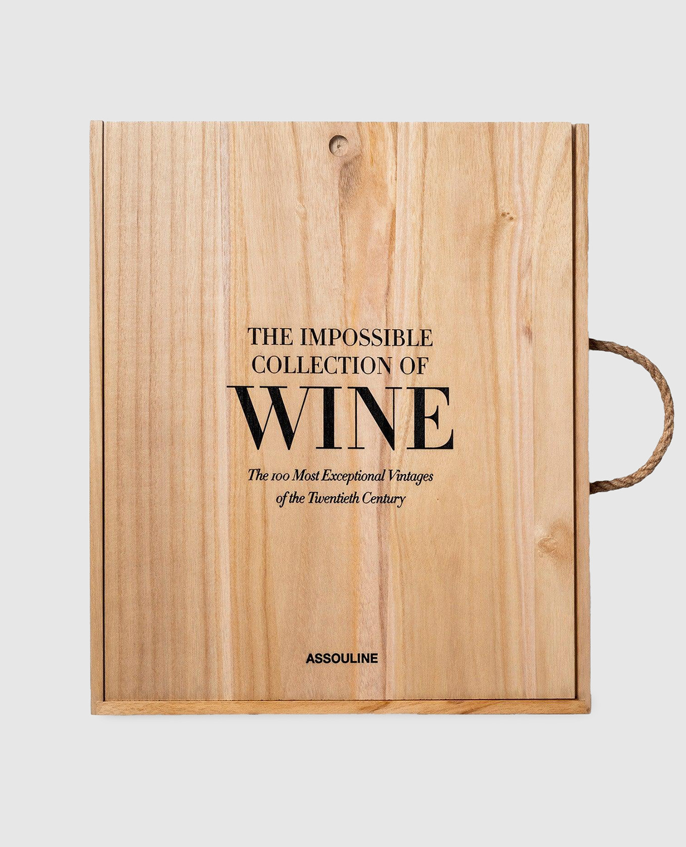 

The book THE IMPOSSIBLE COLLECTION OF WINE Assouline, Brown