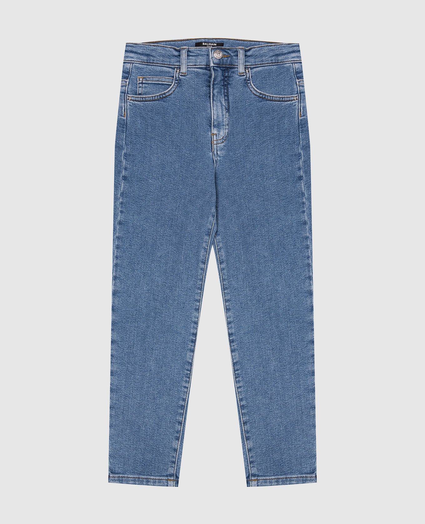 

Children's blue jeans with logo Balmain