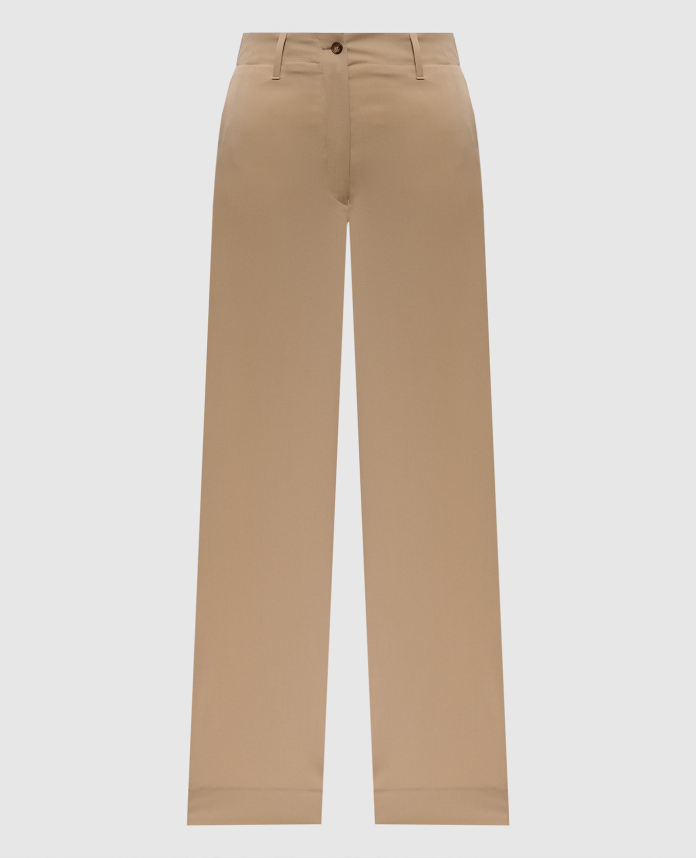 

Beige CANNES wool trousers Enrico Mandelli