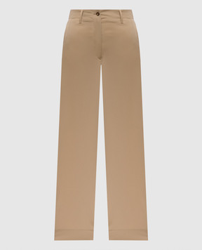 Enrico Mandelli Beige CANNES wool trousers CANNES4531