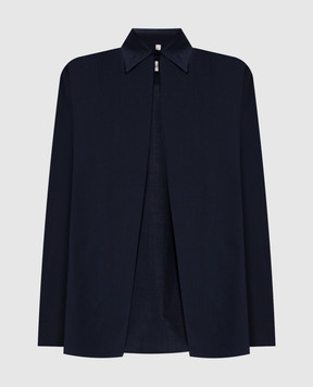 Jean Paul Gaultier Blue wool shirt GPB011GPB913