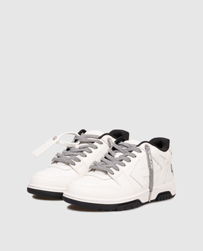 Off-White Out Of Office white leather sneakers W259F5L006