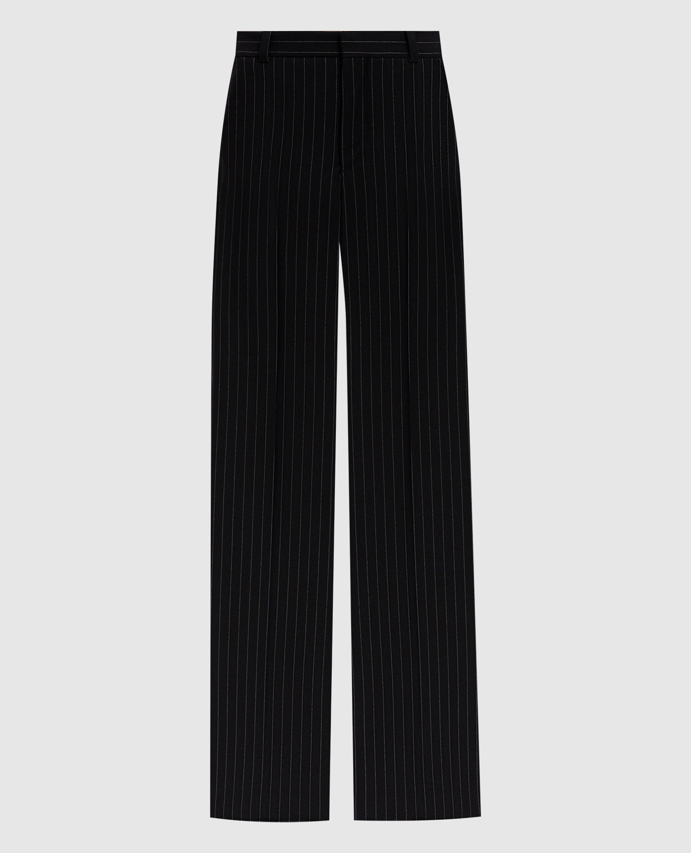 

Black striped wool pants WARDROBE.NYC