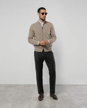 Canali Gray pants made of wool PR0125691678