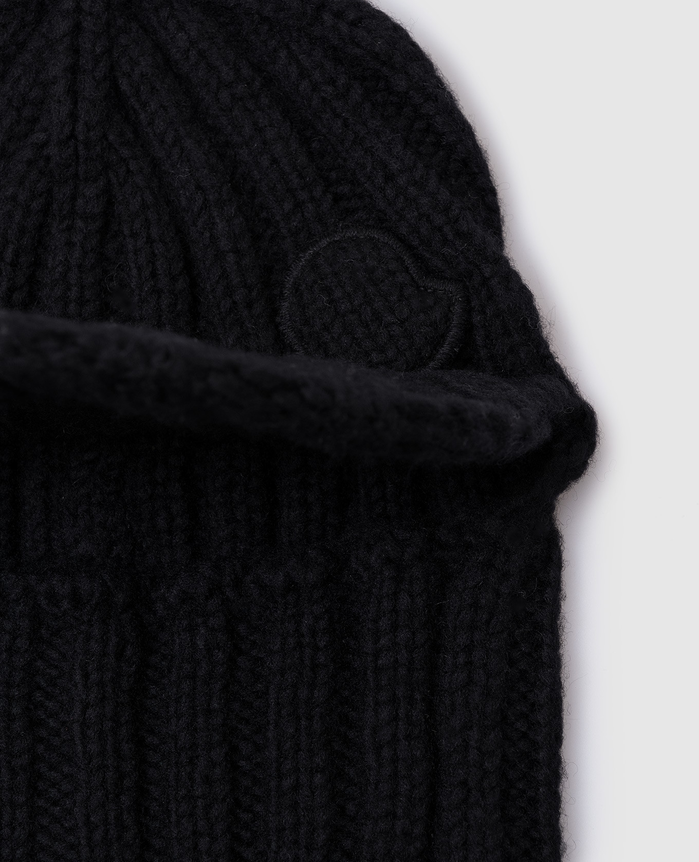 Black balaclava with wool Moncler 4