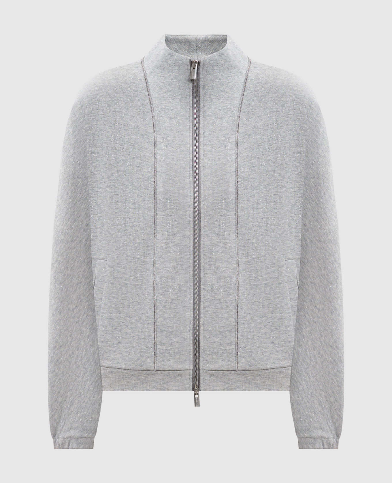 

Gray sports jacket with lurex Peserico, Grey