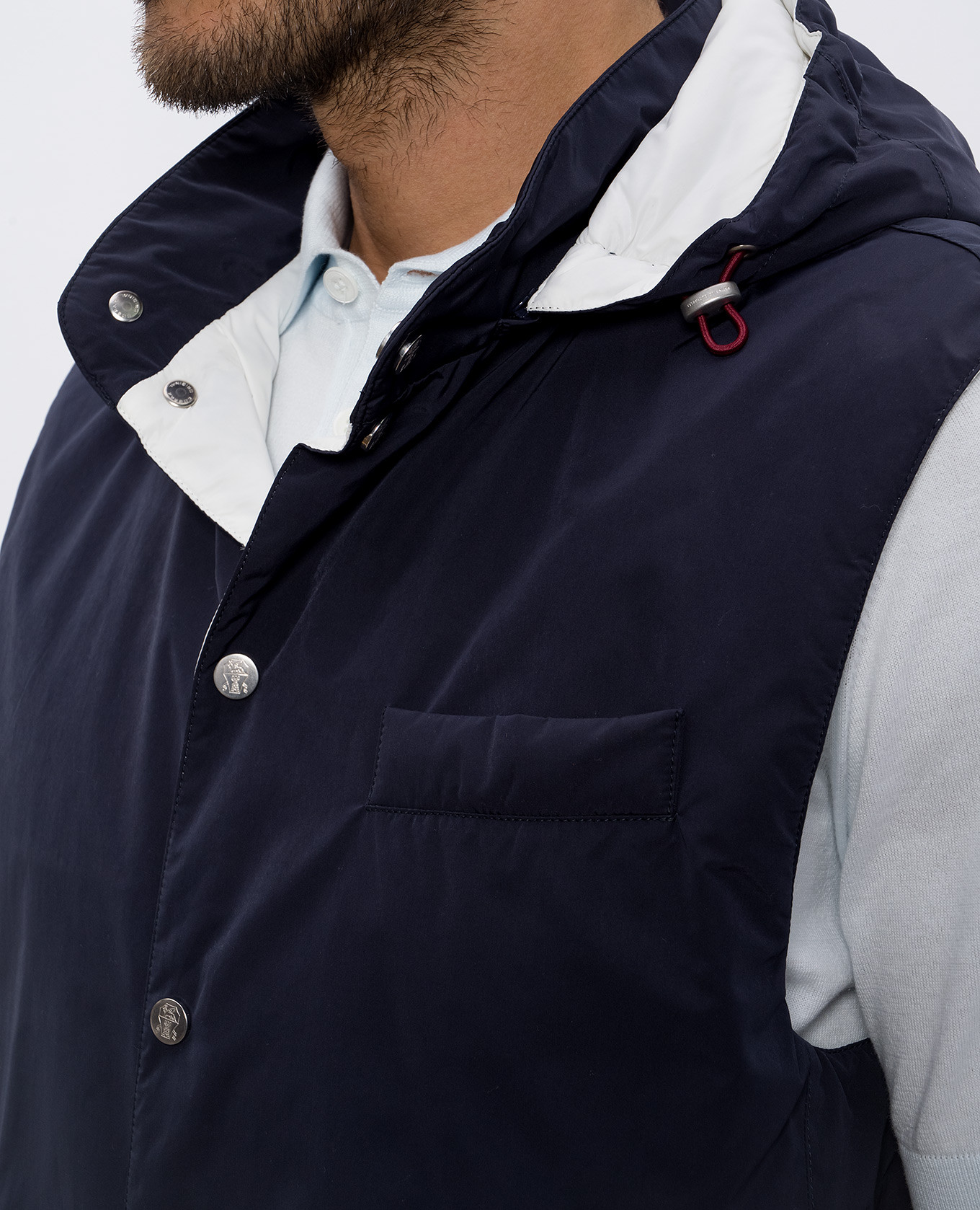 

Blue vest Brunello Cucinelli