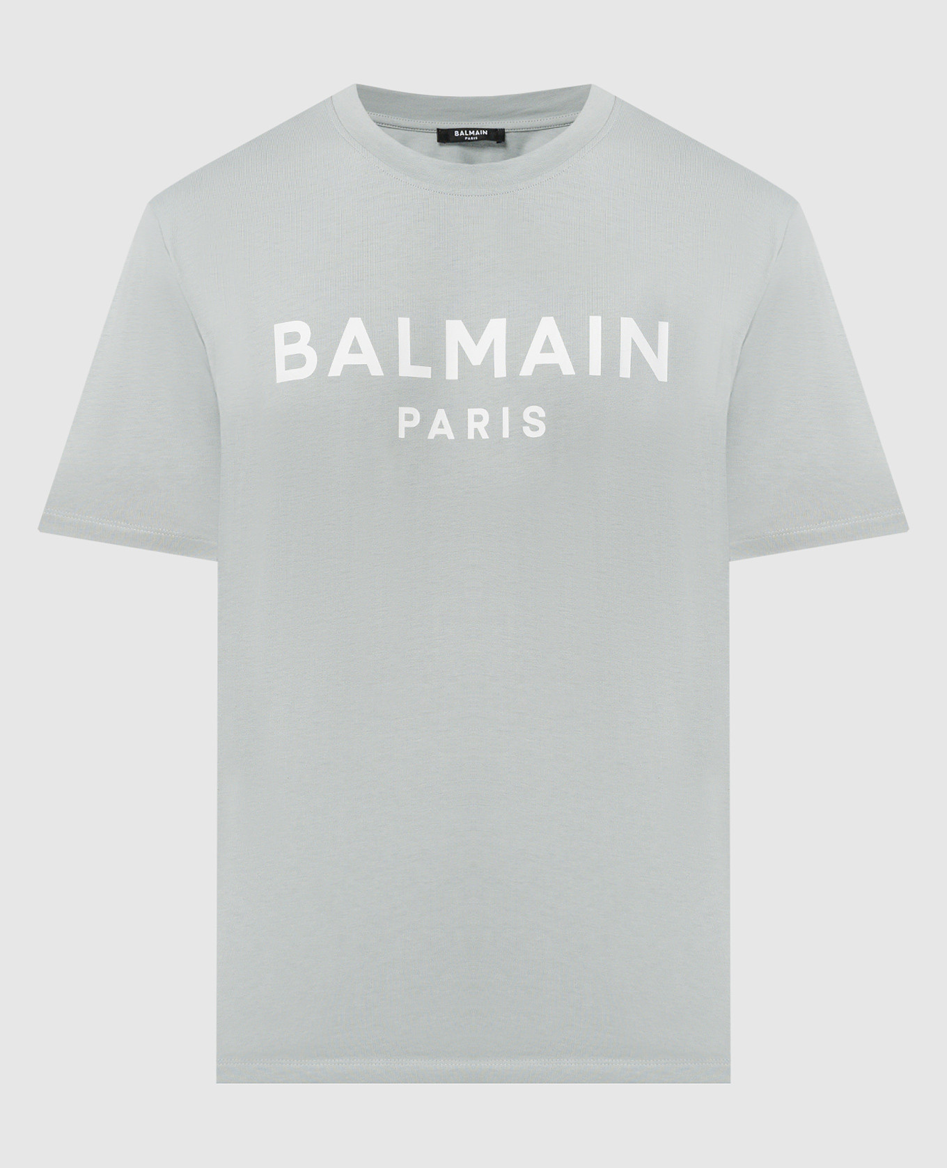 

Gray t-shirt with logo print Balmain, Grey