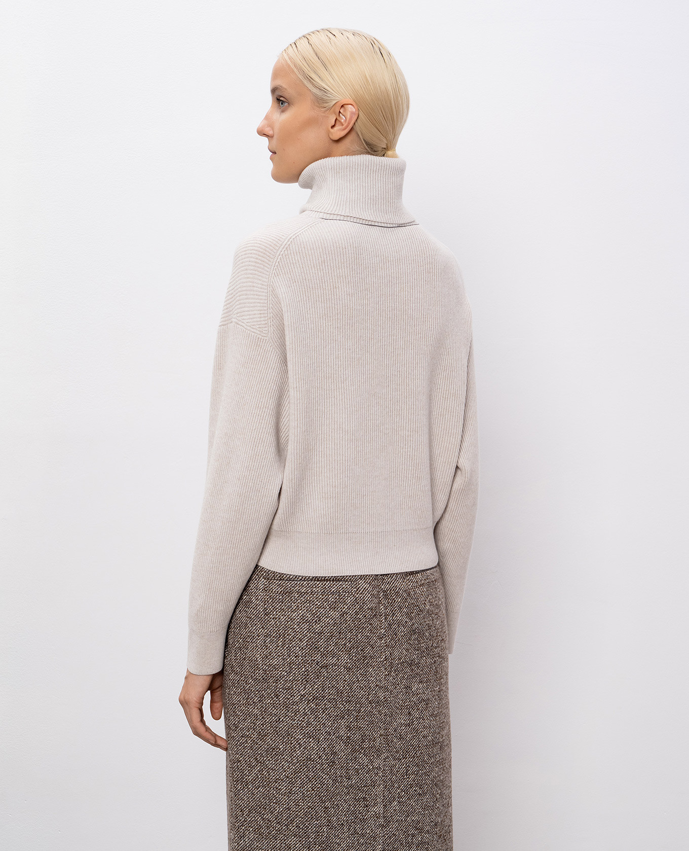 

Gray wool, cashmere and silk sweater Brunello Cucinelli, Grey