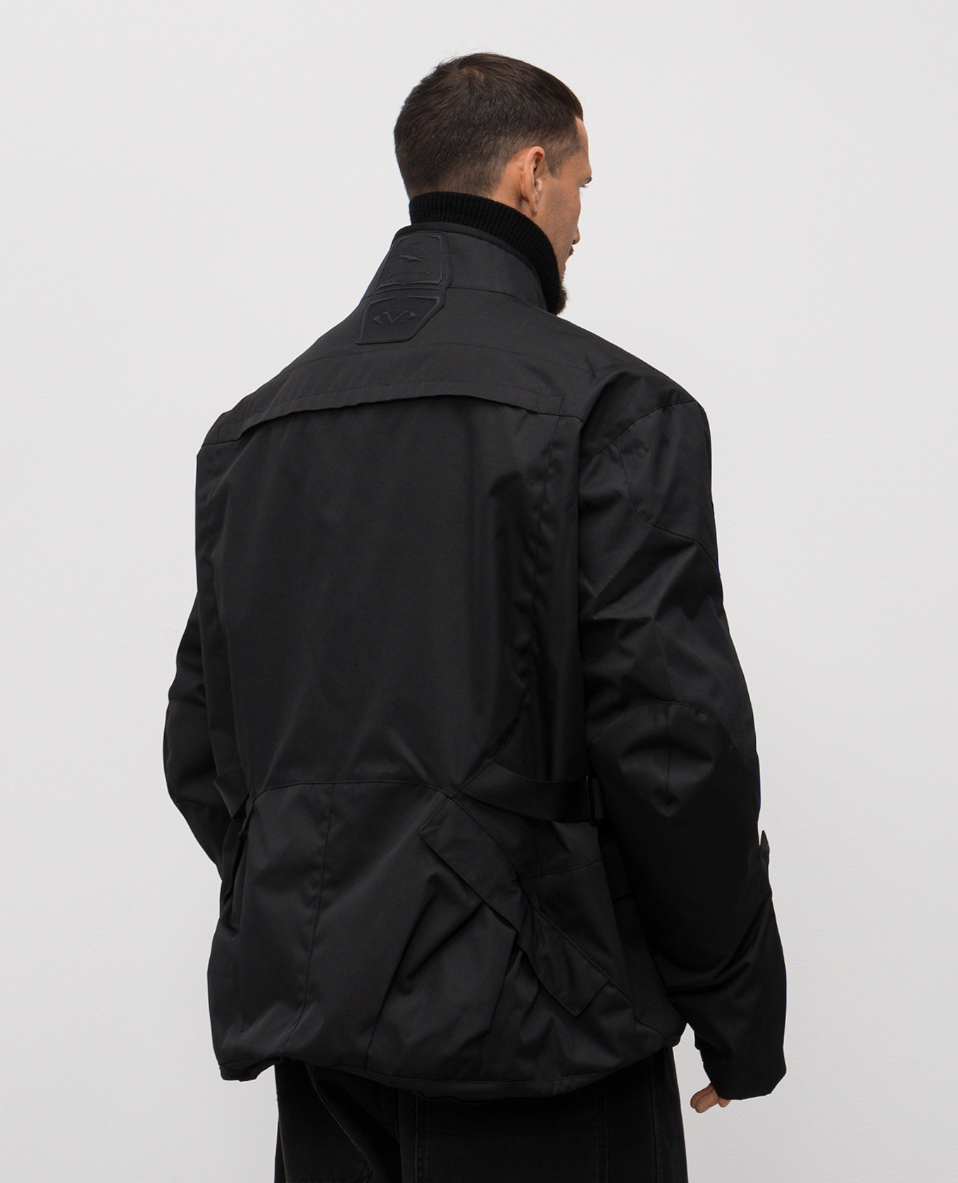 Set of black jacket with embroidered emblem and quilted jacket Vetements 4