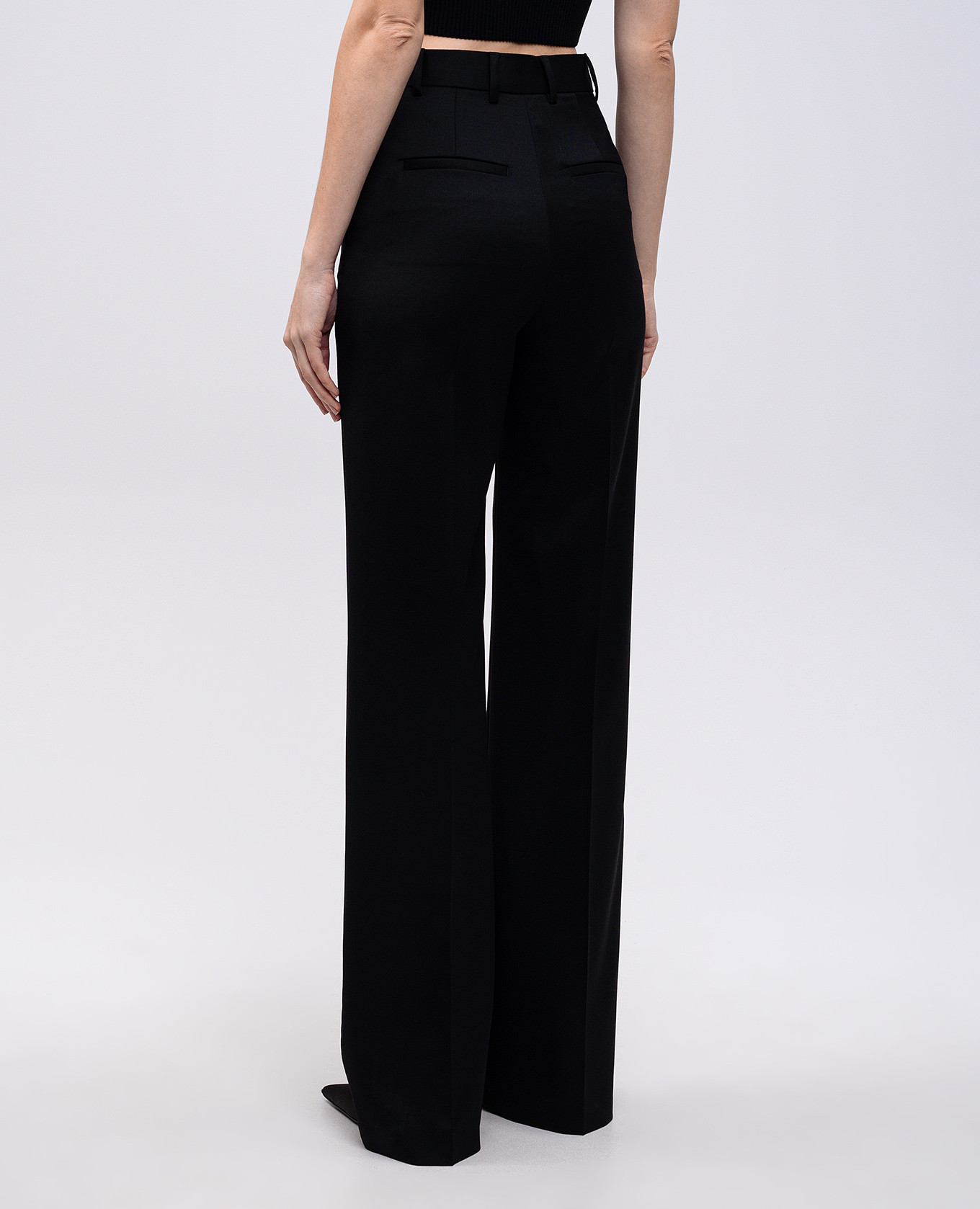

Black wool trousers with logo emblem Giuseppe Di Morabito Milano