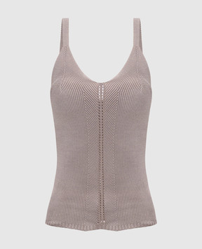 PROENZA SCHOULER Gene beige top with silk WL2527582KY344