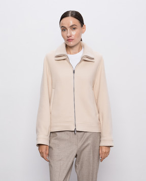Peserico Beige jacket with wool and cashmere S210323195C