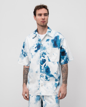 Alexander McQueen White printed shirt 828698QYABP