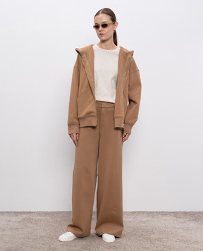 Max Mara Brown MERLOT pants MERLOT