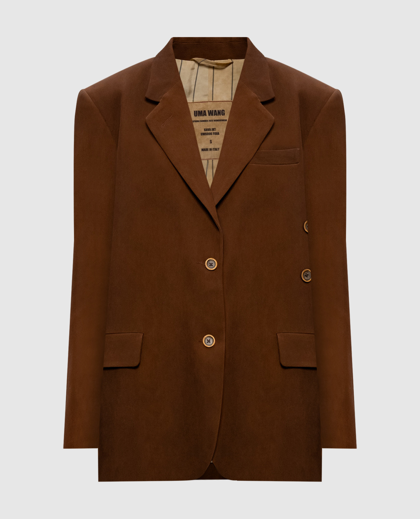 

Brown Kava jacket UMA WANG