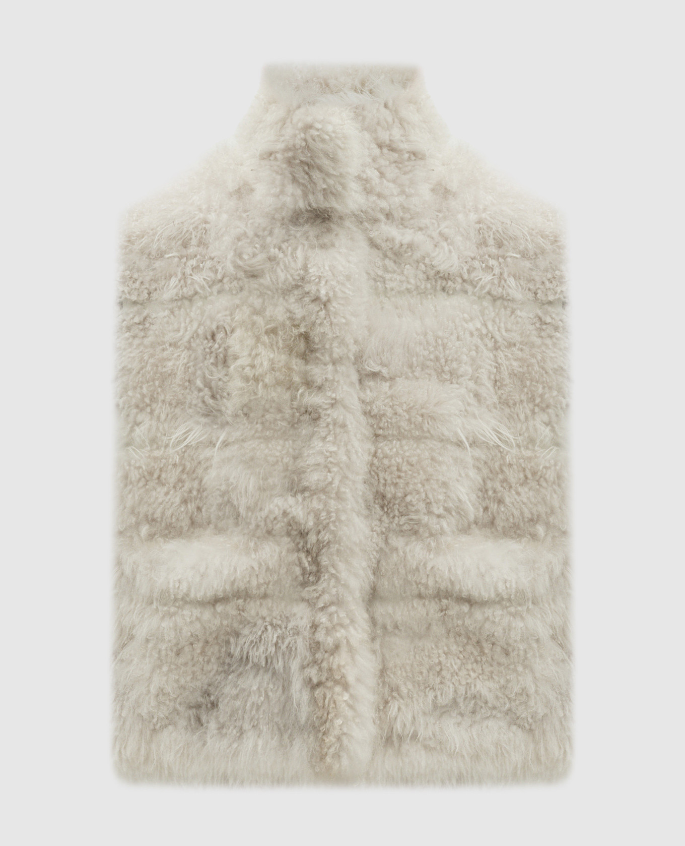 

White fur vest Simonetta Ravizza