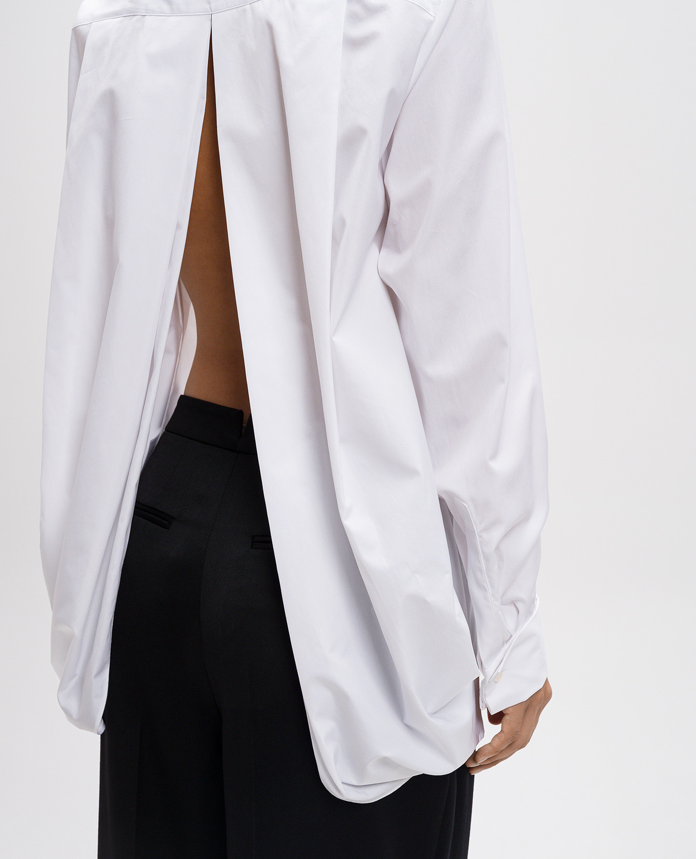 White shirt with a slit Givenchy 5