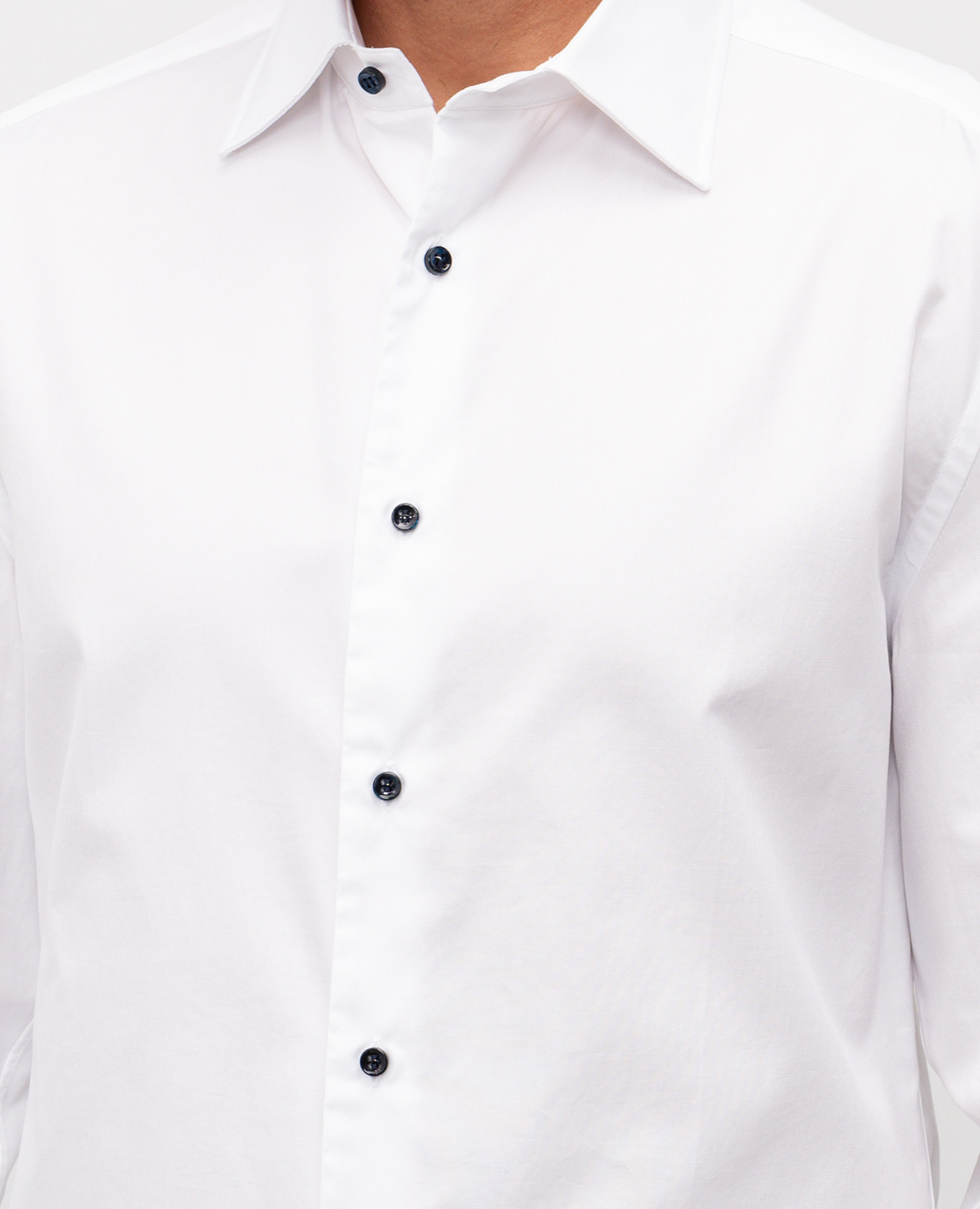 White cotton shirt Brunello Cucinelli 5