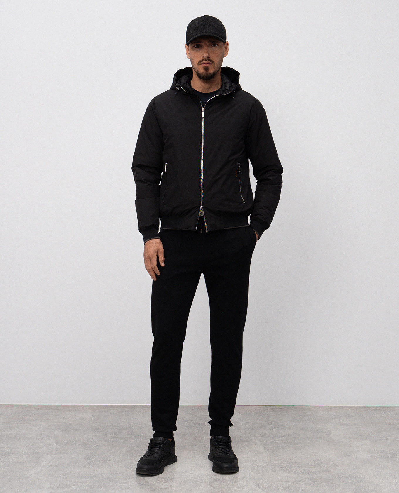 

Black down jacket ONIRO MooRER