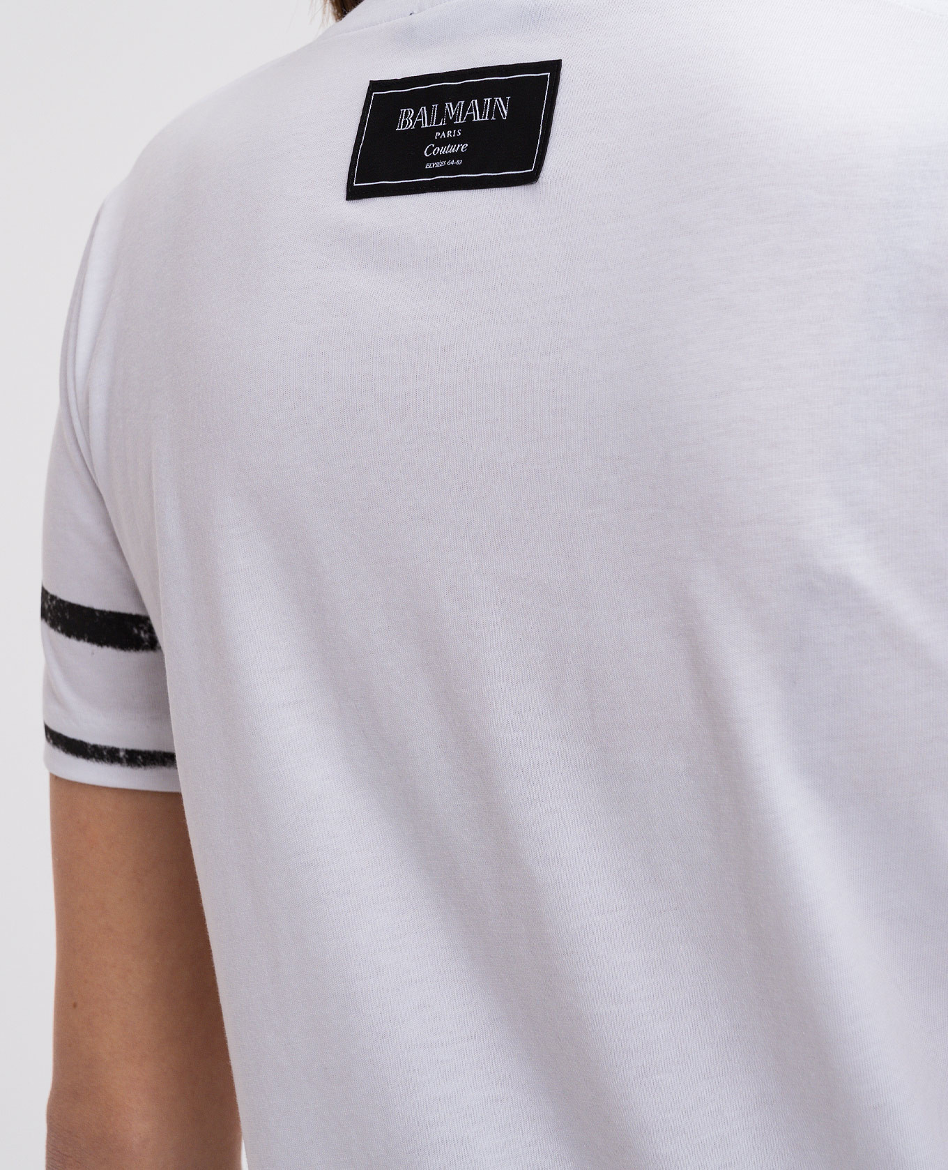 

White T-shirt with "Je t'aime" print Balmain