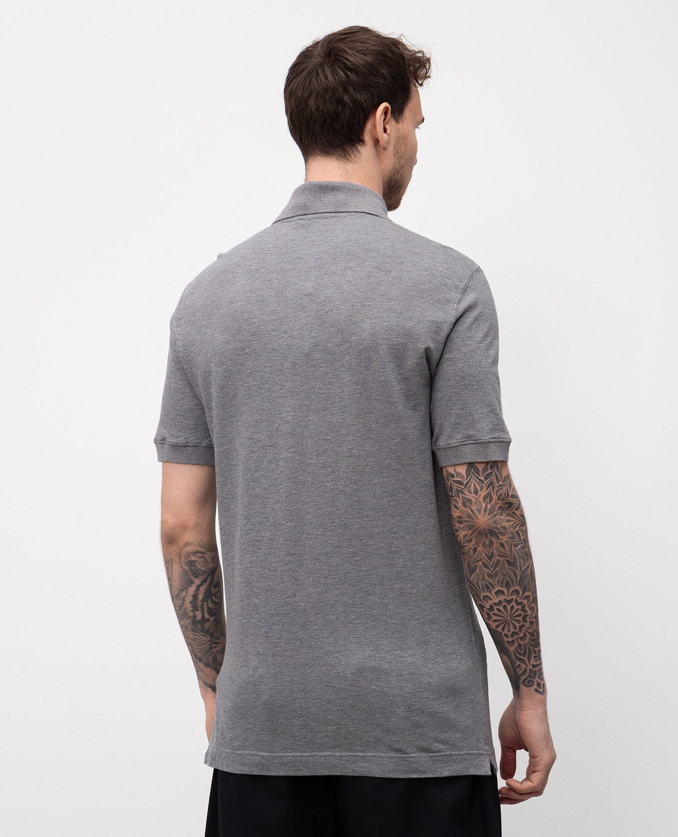 

Grey polo shirt with logo Dolce&Gabbana