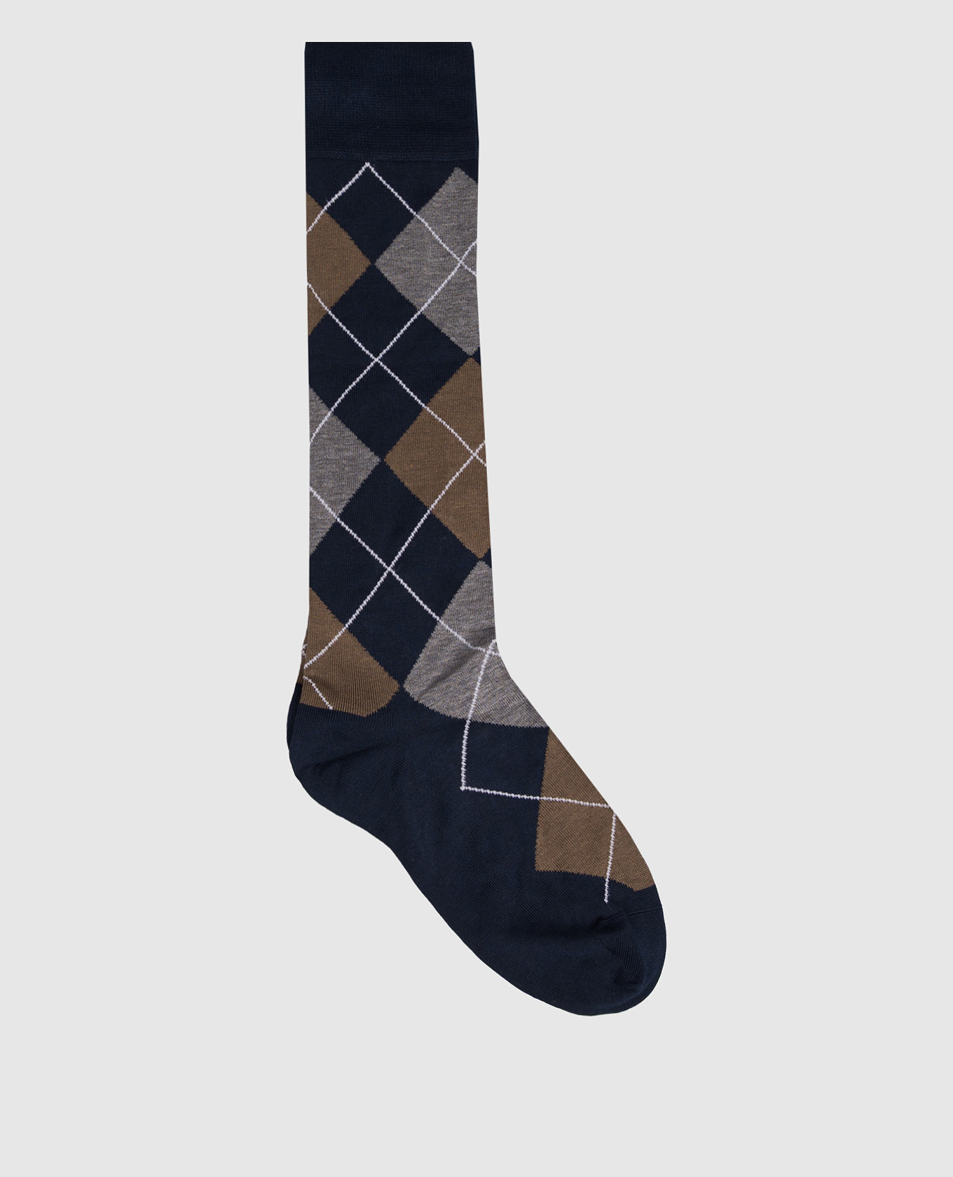 

Blue ARGYLE patterned socks Thom Browne
