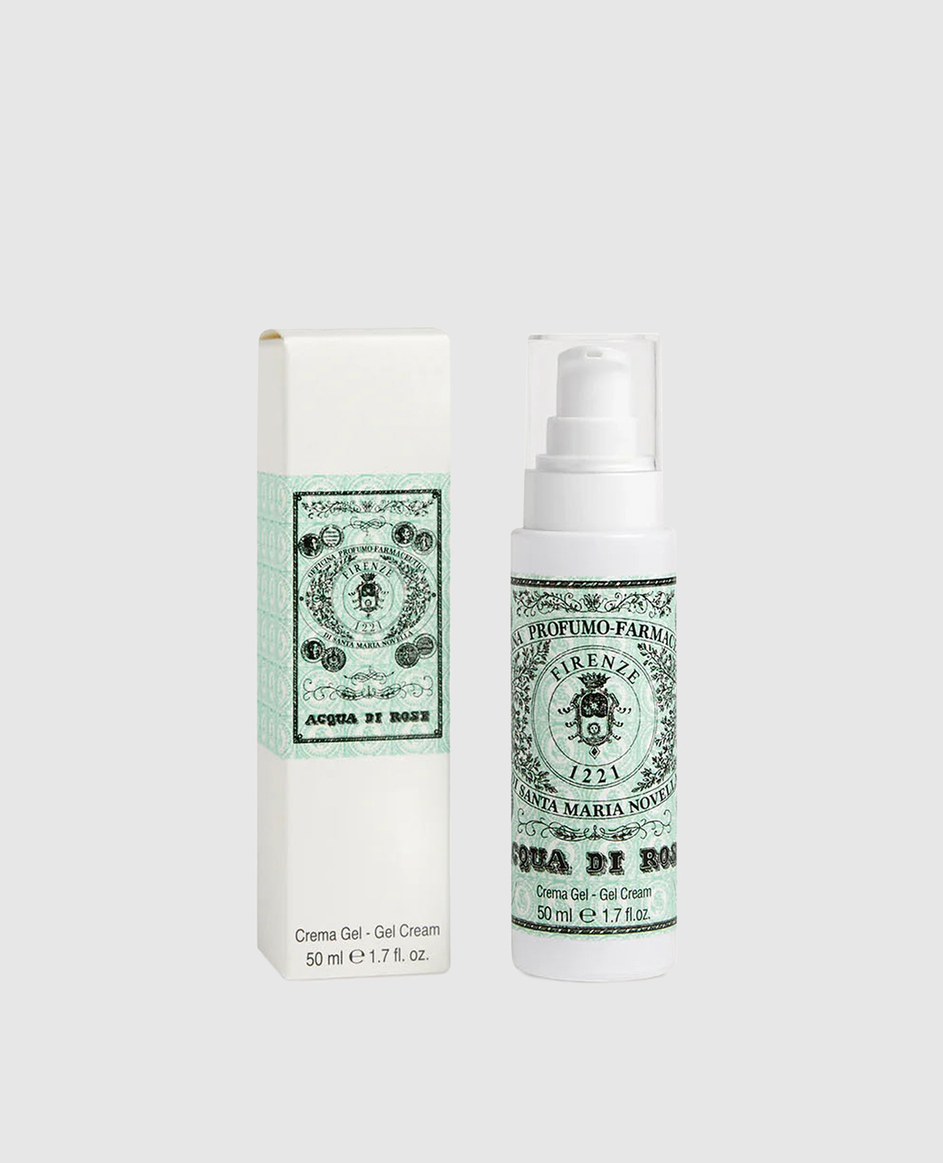 Face cream-gel acqua di rose 50 ml santa maria novella