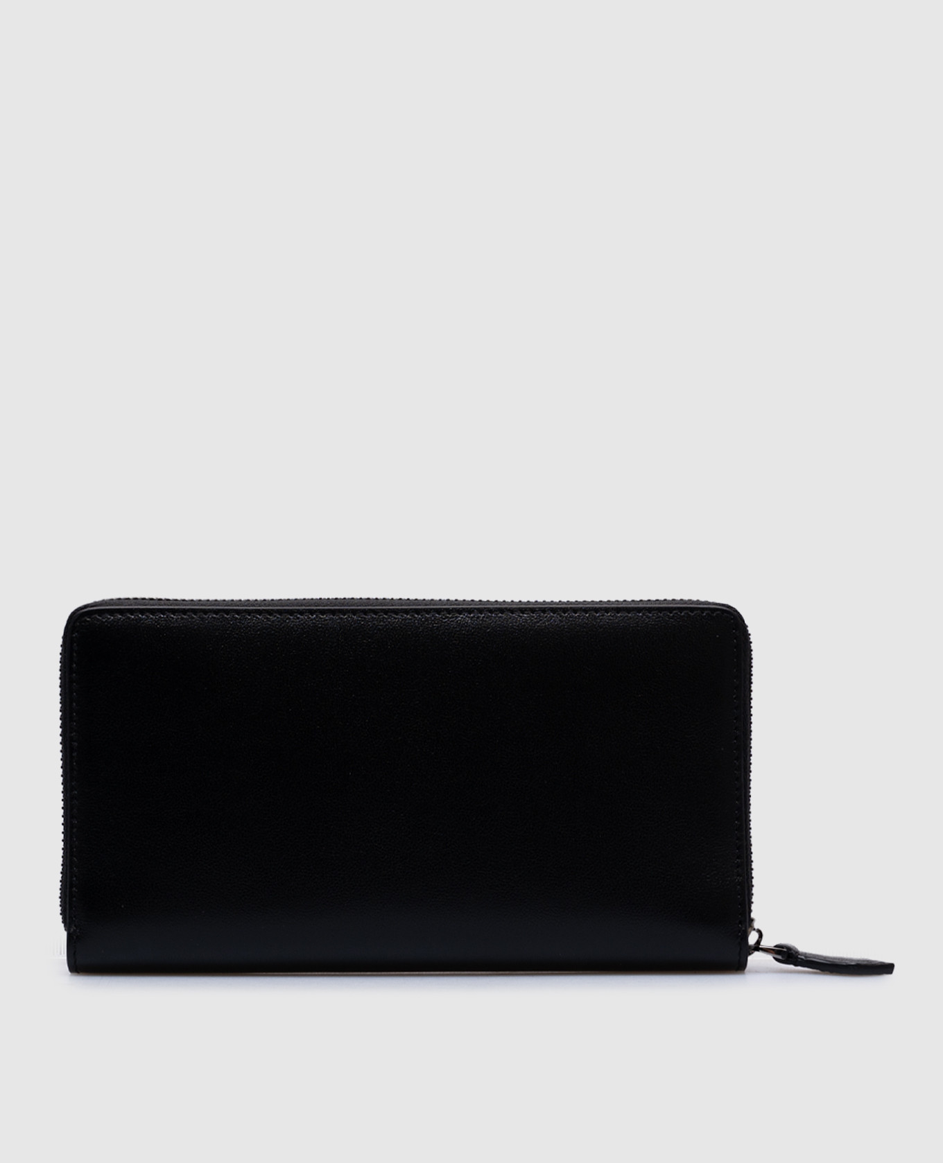 

Black leather wallet with logo print Dolce&Gabbana
